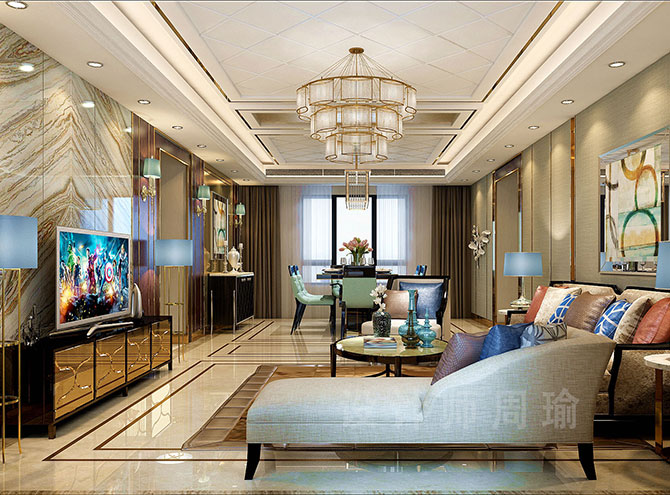 三级黄色视频内射世纪江尚三室两厅168平装修设计效果欣赏